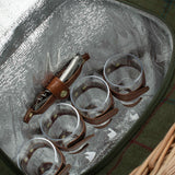 Willow Green Tweed Chiller Hamper Basket