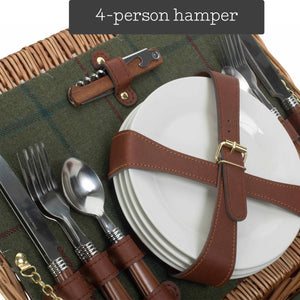 Willow Green Tweed Classic Hamper