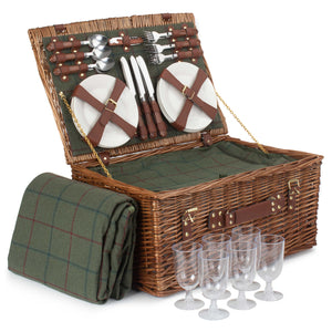 Willow Green Tweed Classic Hamper