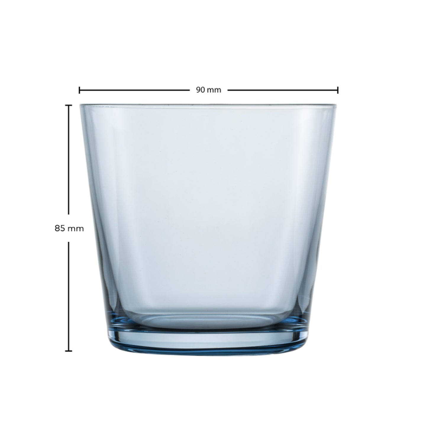 Zwiesel Together Water Glass Set of 4 / 367ml / Smoky Blue