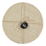 Round Jute Placemat Set of 4 / 27cm / Pearl White