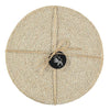 Round Jute Placemat Set of 4 / 27cm / Pearl White *