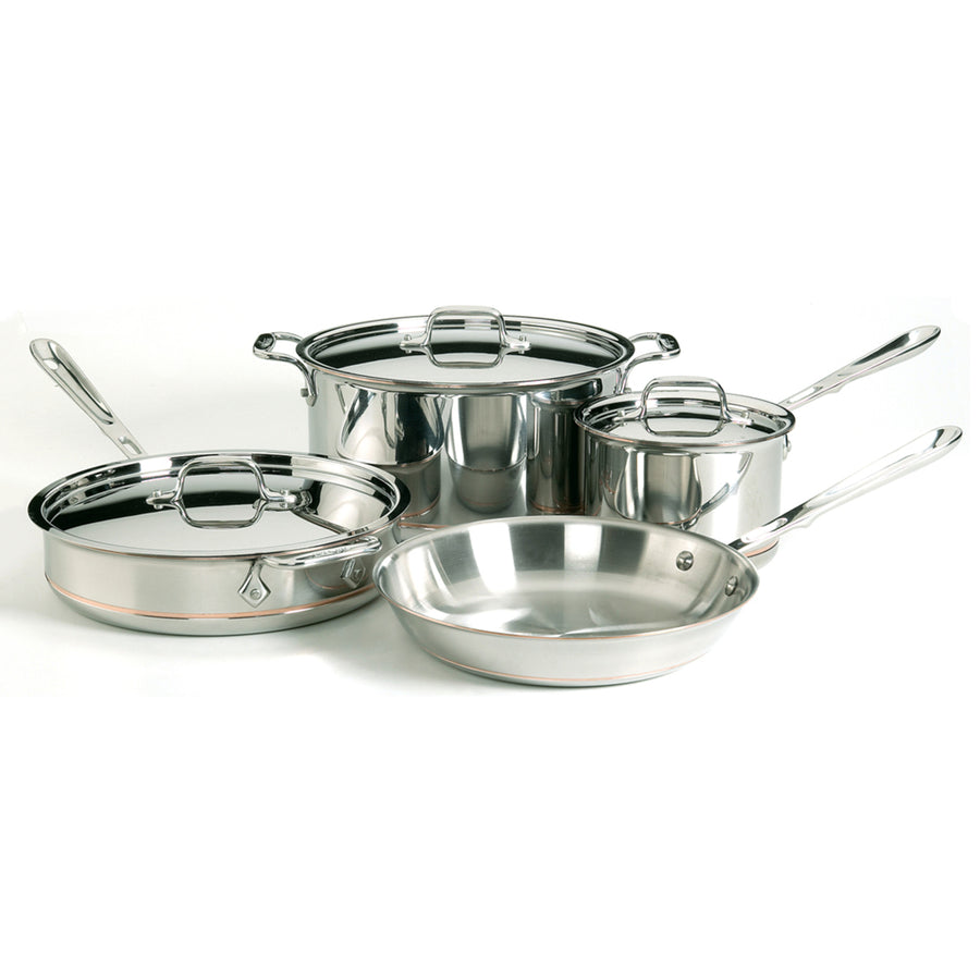  Mauviel M'6S 6-Ply Polished Copper & Stainless Steel 5-Piece  Cookware Set With Cast Stainless Steel Handles, Suitable For All Types Of  Stoves, Made In France: Home & Kitchen