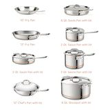 All-Clad Copper Core 8 Piece Cookware Set