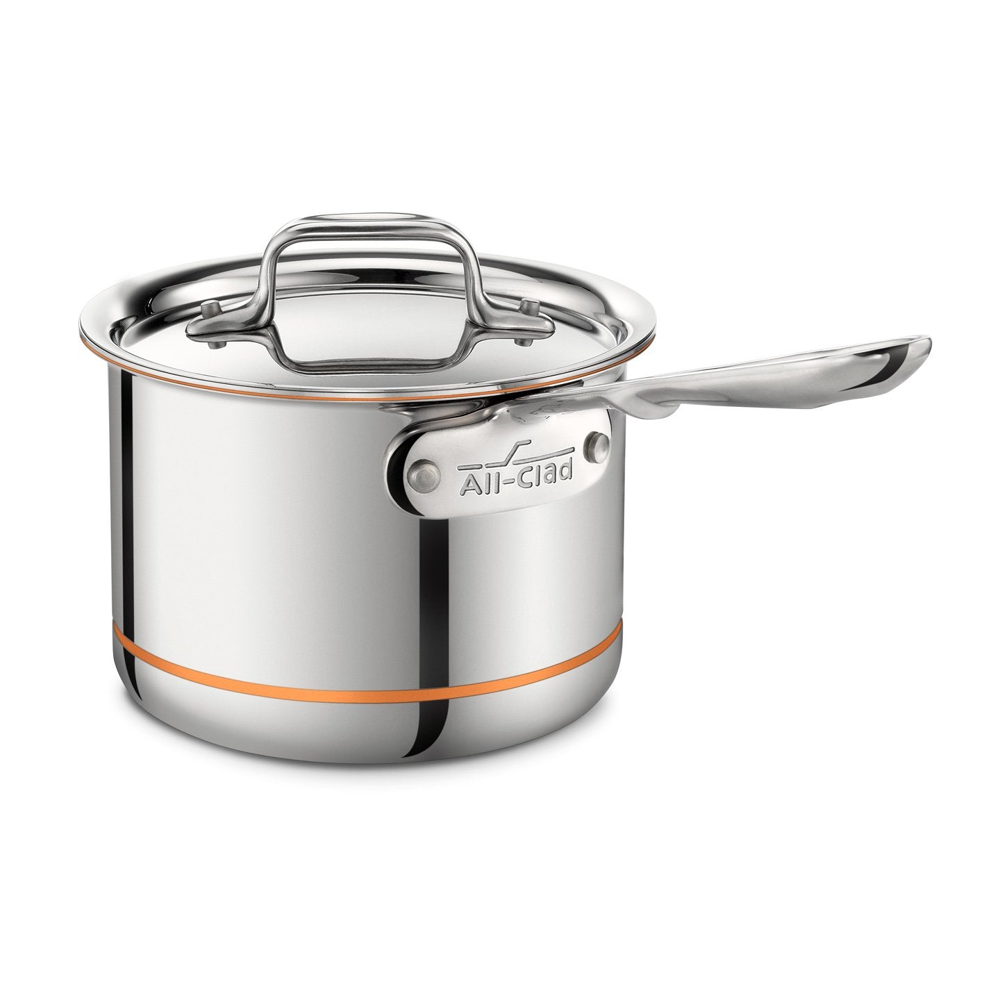 All-Clad Copper Core Deep Saucepan with Lid 17cm / 2Qt