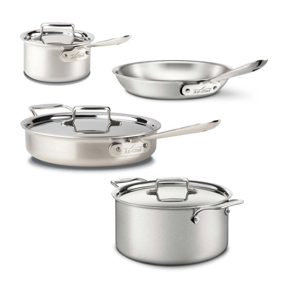 D5 Stainless 5 Piece Cookware Set, 5 Piece Pan Set