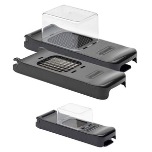 ALLIGATOR 3080 Mini Hachoir Multifonction - Coupe Légumes Oignons Ail - Lame 3x3mm Sans BPA