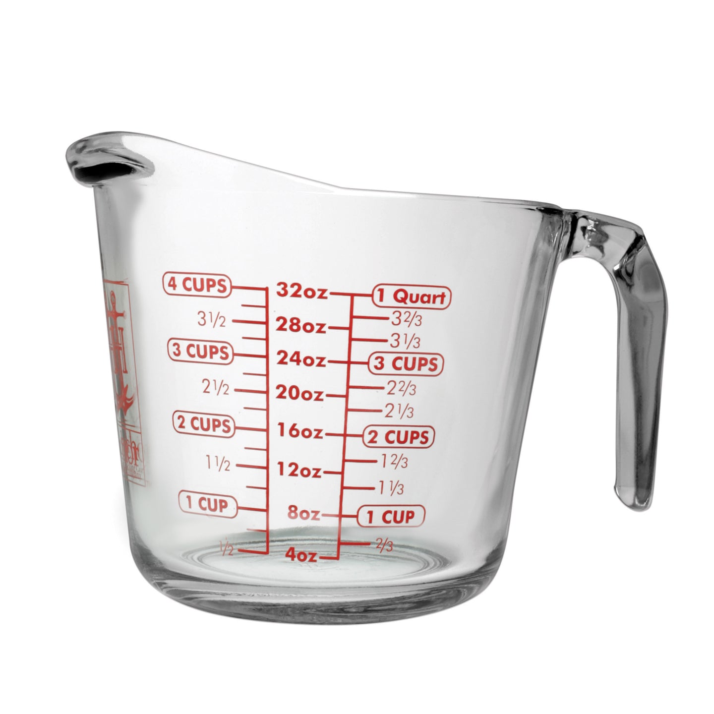 Anchor Hocking Glass Measuring Jug with Handle