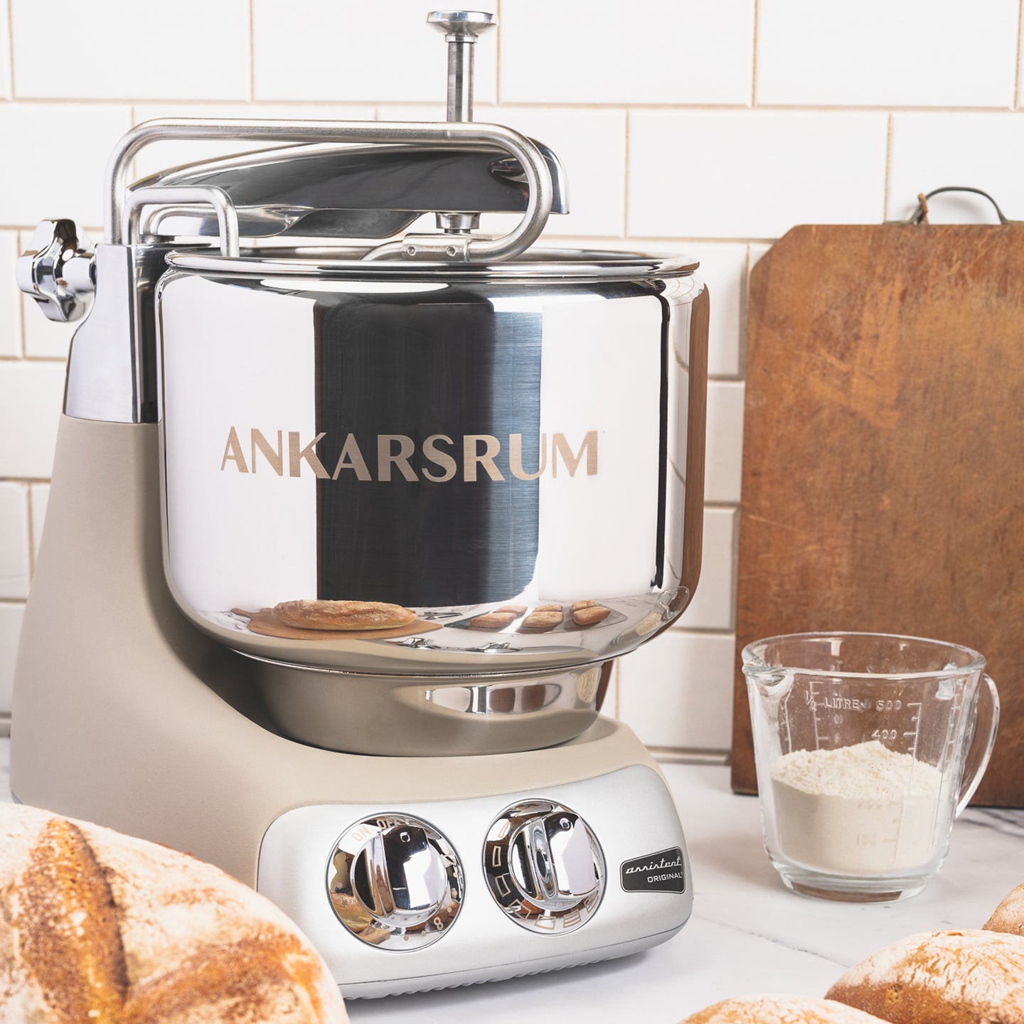 Ankarsrum Assistent Original Food Mixer / Harmony Beige Borough Kitchen