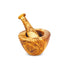 Olivewood Mortar and Pestle Flat Top / 13cm
