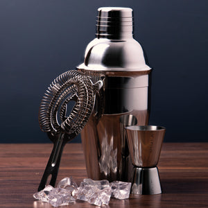 28 Oz Stainless Steel Bar Shaker – 3-Piece Boston Shaker Set By WS – Free Shipping (US Only)
