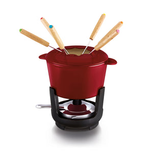 Beka Arome Cast Iron Fondue Set 15.5cm / Red