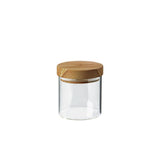 Berard Olivewood Glass Storage Jar with Olivewood Lid