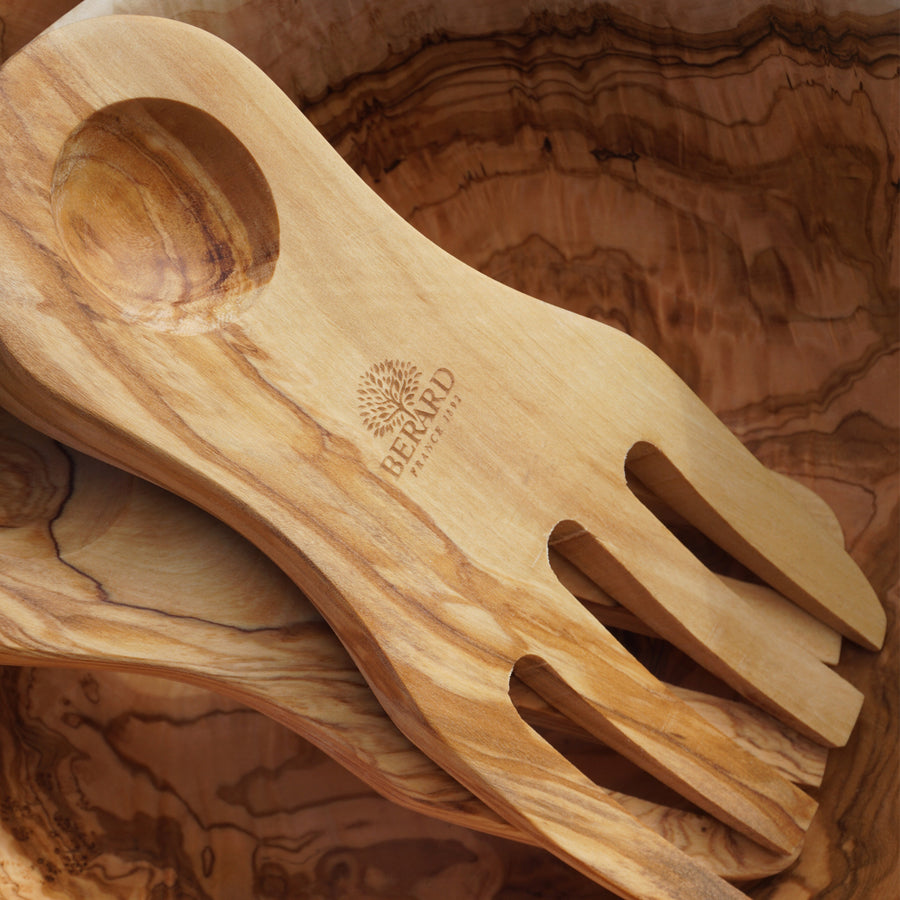 Berard Olivewood Salad Hands