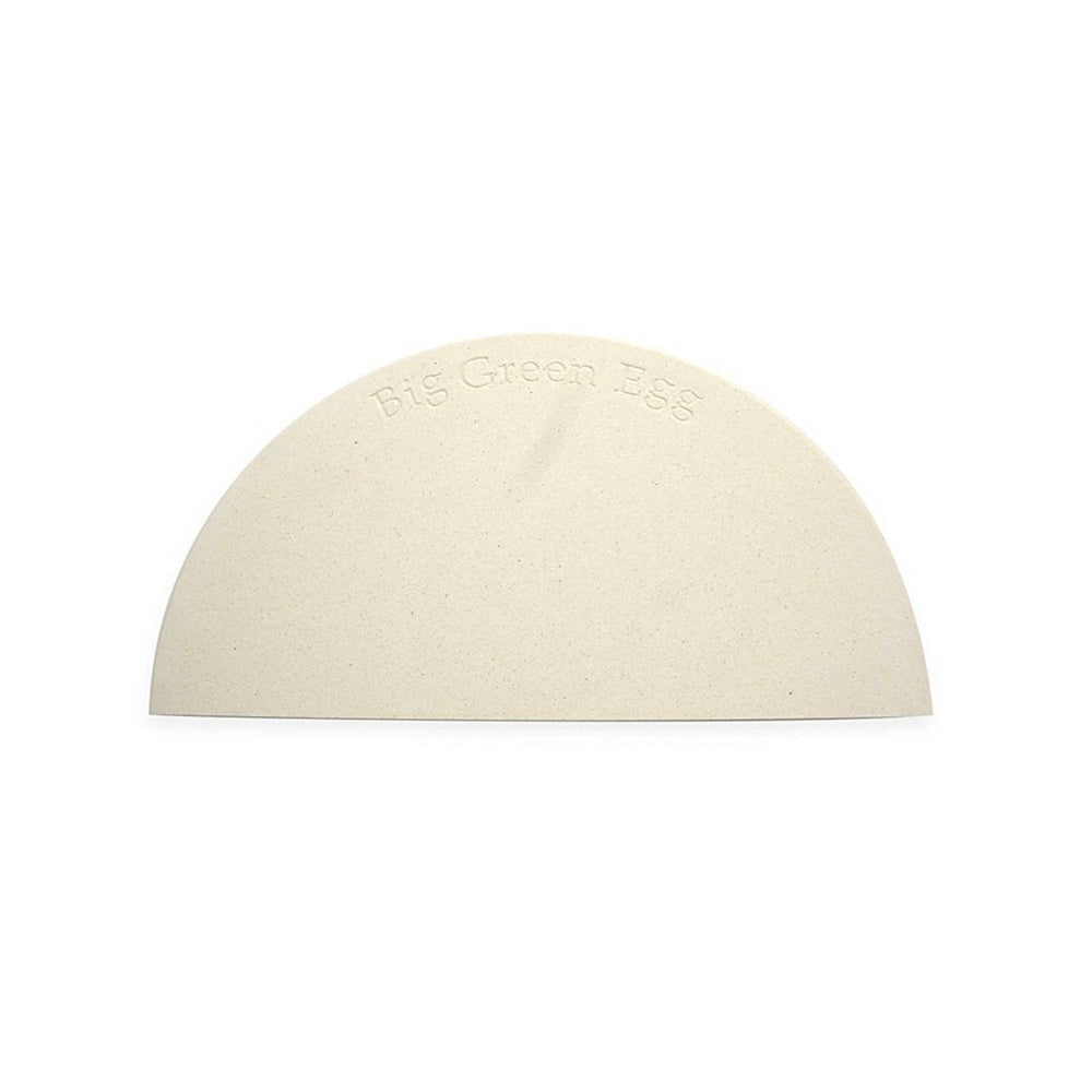 Big Green Egg Half Moon Ceramic Baking Stone for EGGspander System