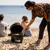 Big Green Egg Mini-Max with Foldable Stand