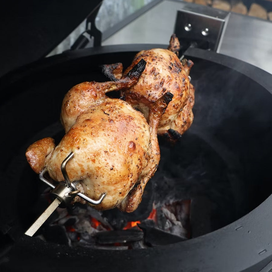 Big Green Egg Rotisserie