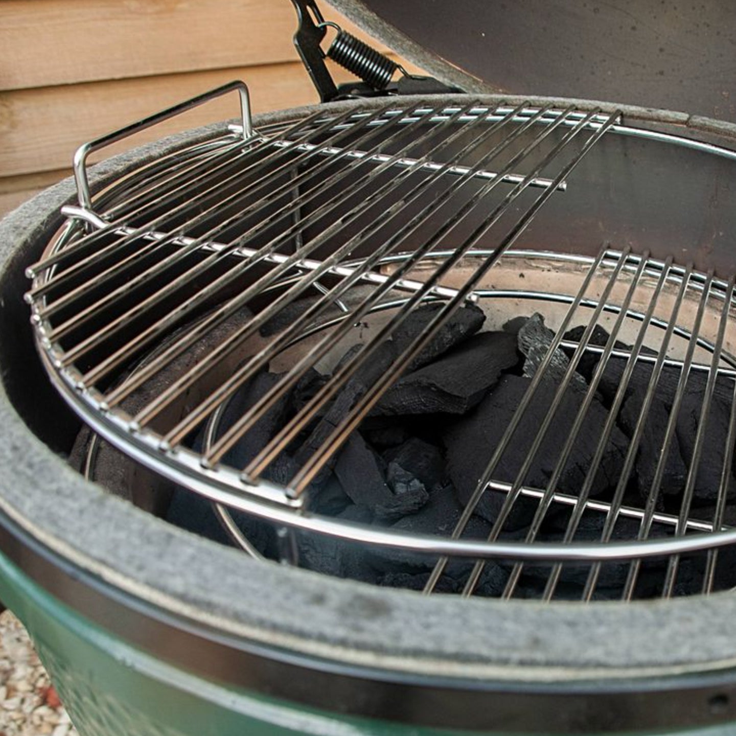 Big Green Egg Stainless Steel Half Grid for EGGspander System