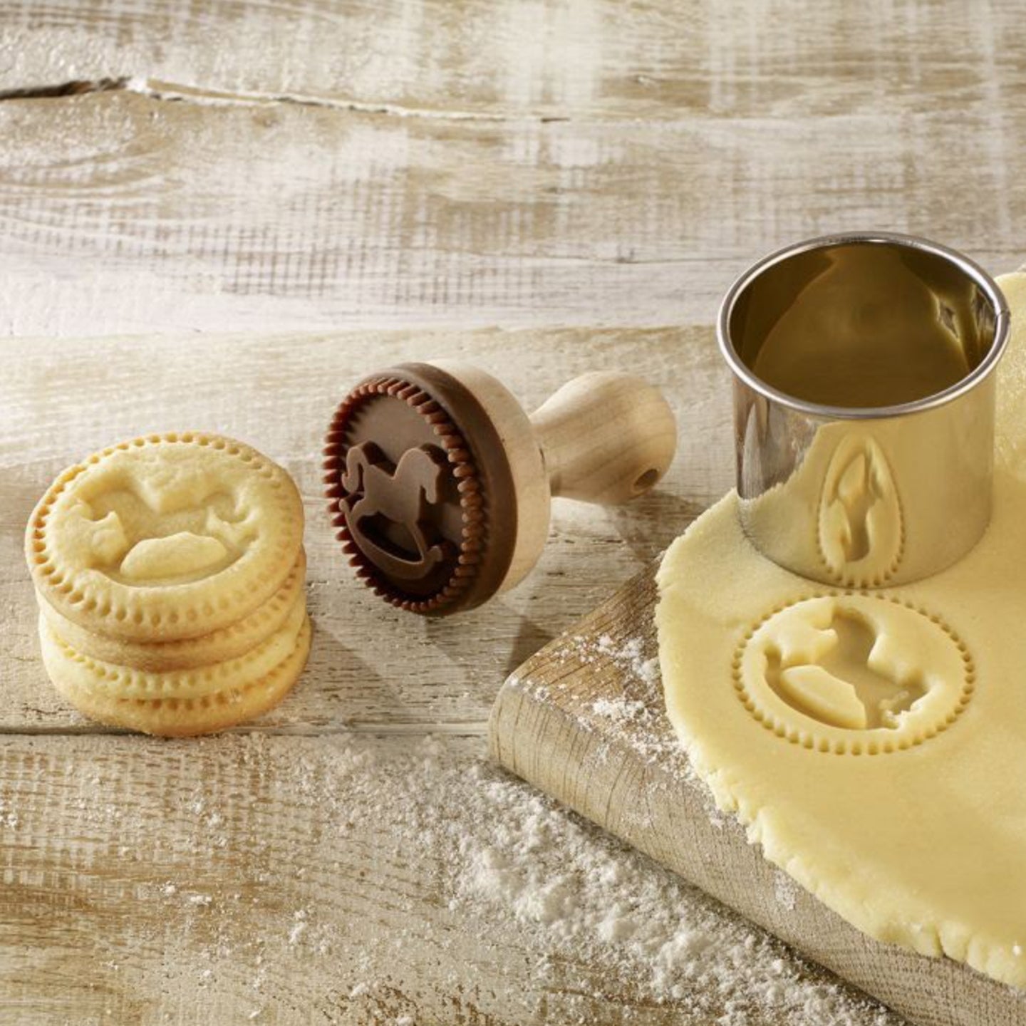 Birkmann Rocking Horse Cookie Stamp / 5cm