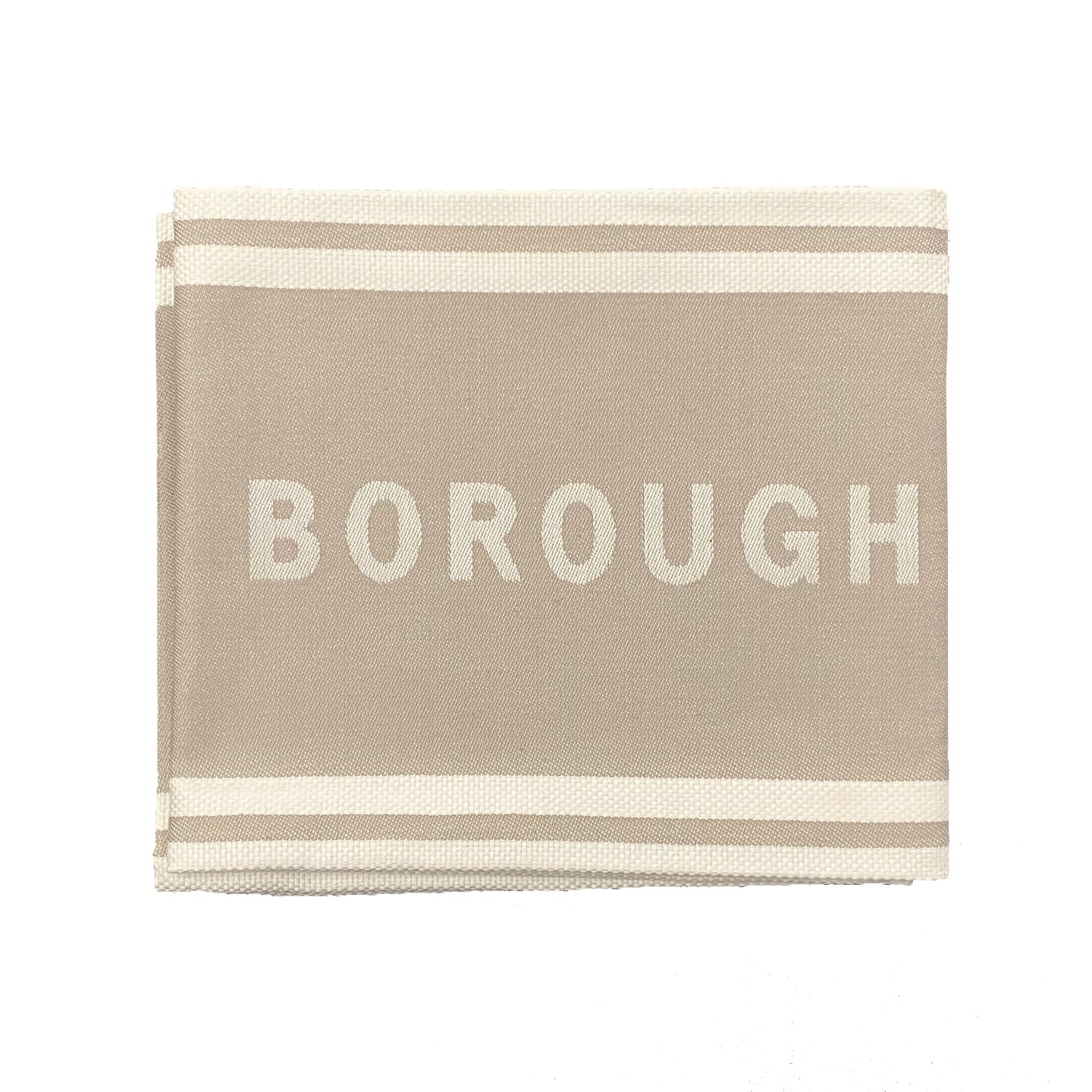 Borough Kitchen French Jacquard Tea Towel / Taupe *