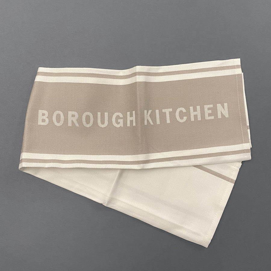 Borough Kitchen French Jacquard Tea Towel / Taupe *