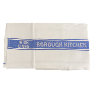 Borough Kitchen Irish Linen Tea Towel / Blue