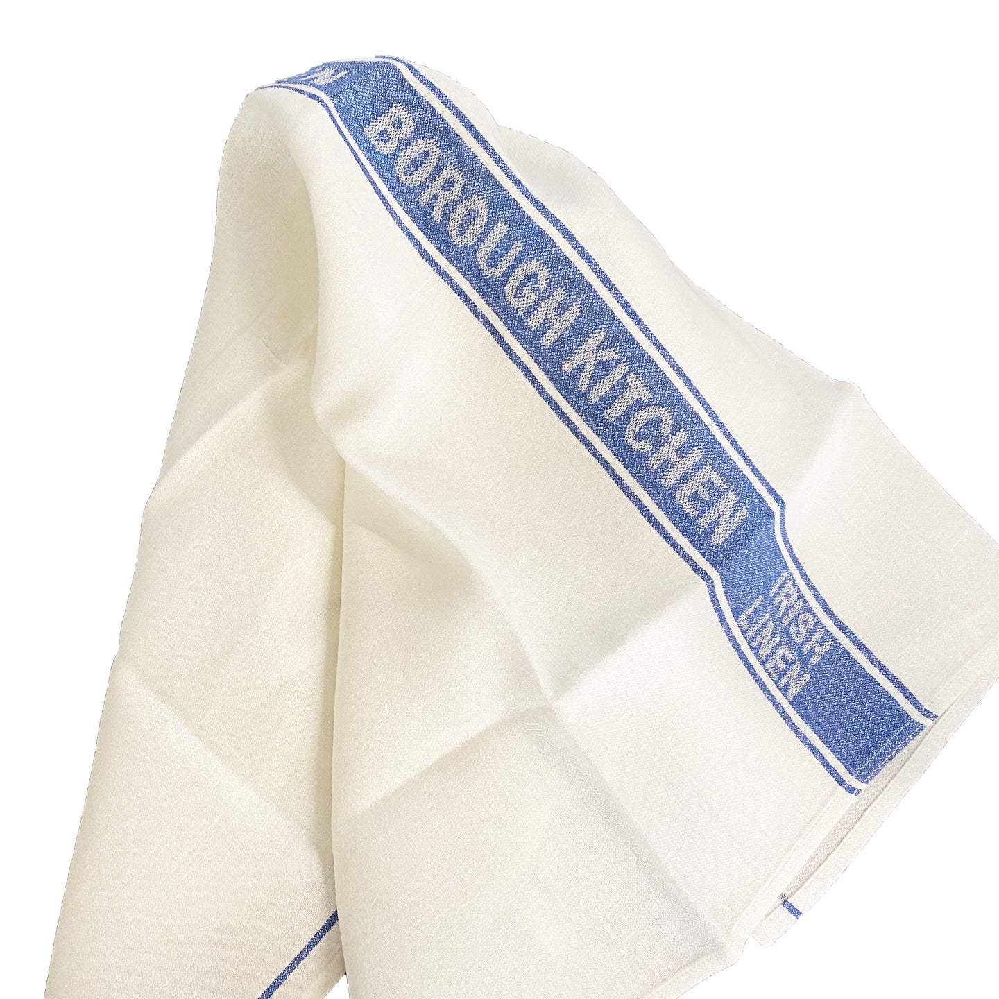 Borough Kitchen Irish Linen Tea Towel / Blue