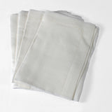 Borough Kitchen Off-White Linen Placemat with Hem-Stitch / 38x50cm / 4 Pack