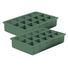 Borough Kitchen Perfect Cube Ice Tray 2 Pack / Green