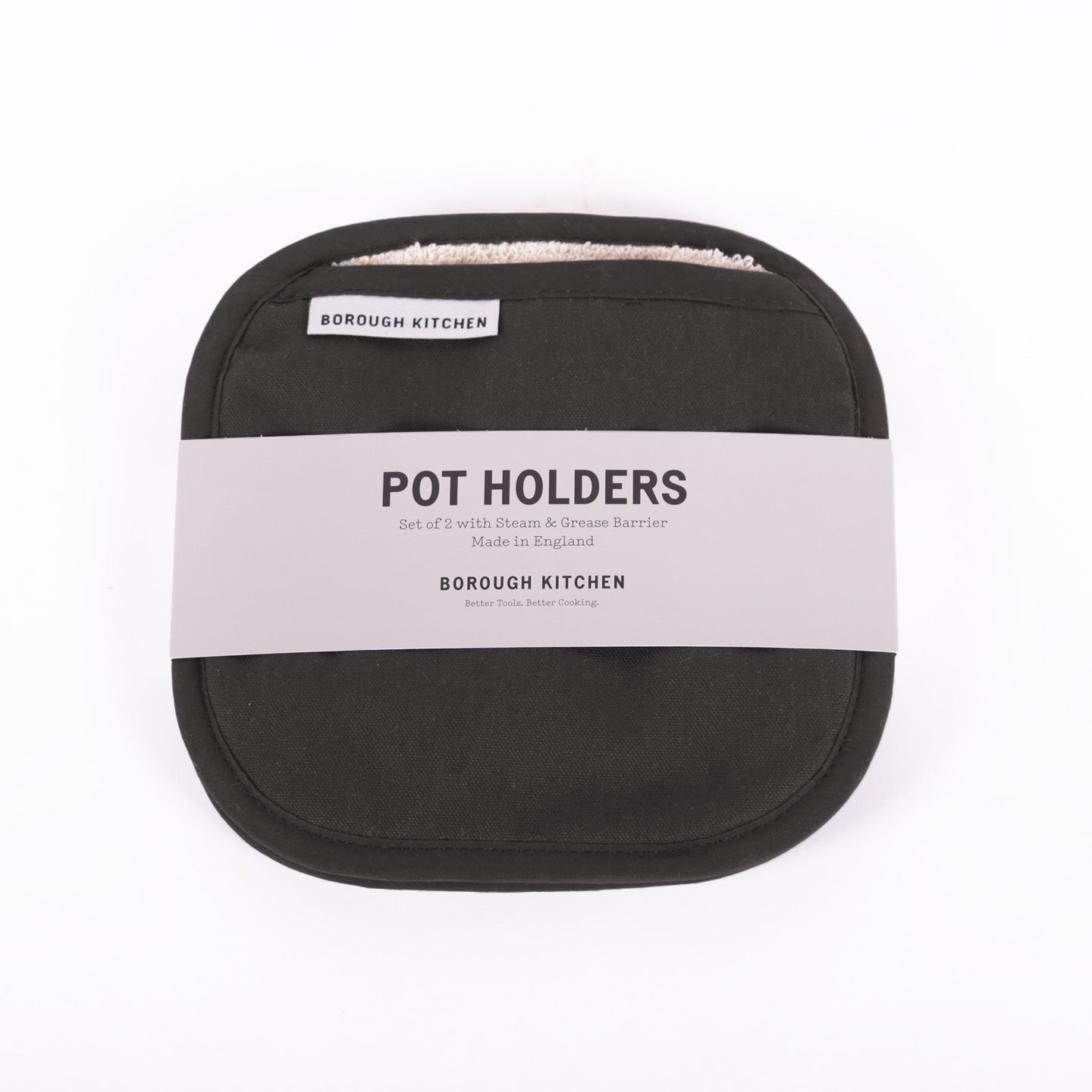 Borough Kitchen Pot Holder / Pack of 2 / Grey