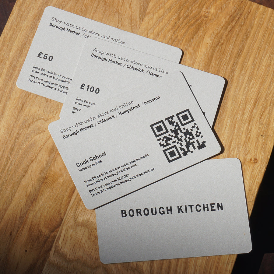 Cook Shop Gift Cards | Cooking Class Gifts | Borough Kitchen