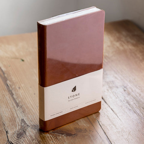 Chef's Notebook Stone The Chef's Notebook / Pack of 3 / Tan Brown – Borough Kitchen