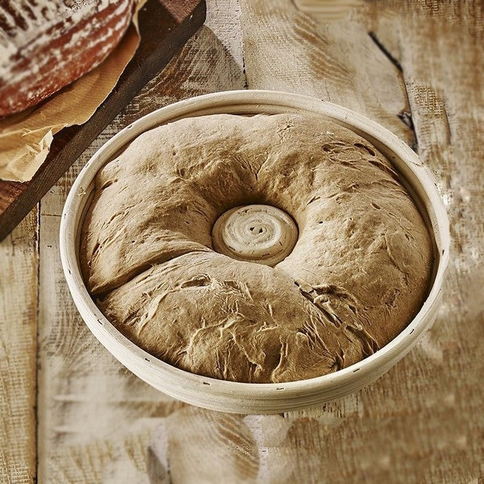 Bread Proofing Basket Round with Riser 28cm *