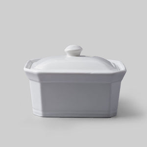 Porcelain Terrine with Lid / Large / 18x11x13cm