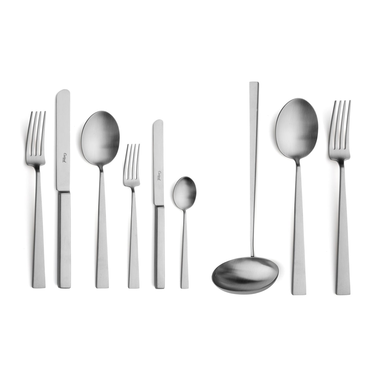 Bauhaus 75 Piece Cutlery Set Brushed Steel