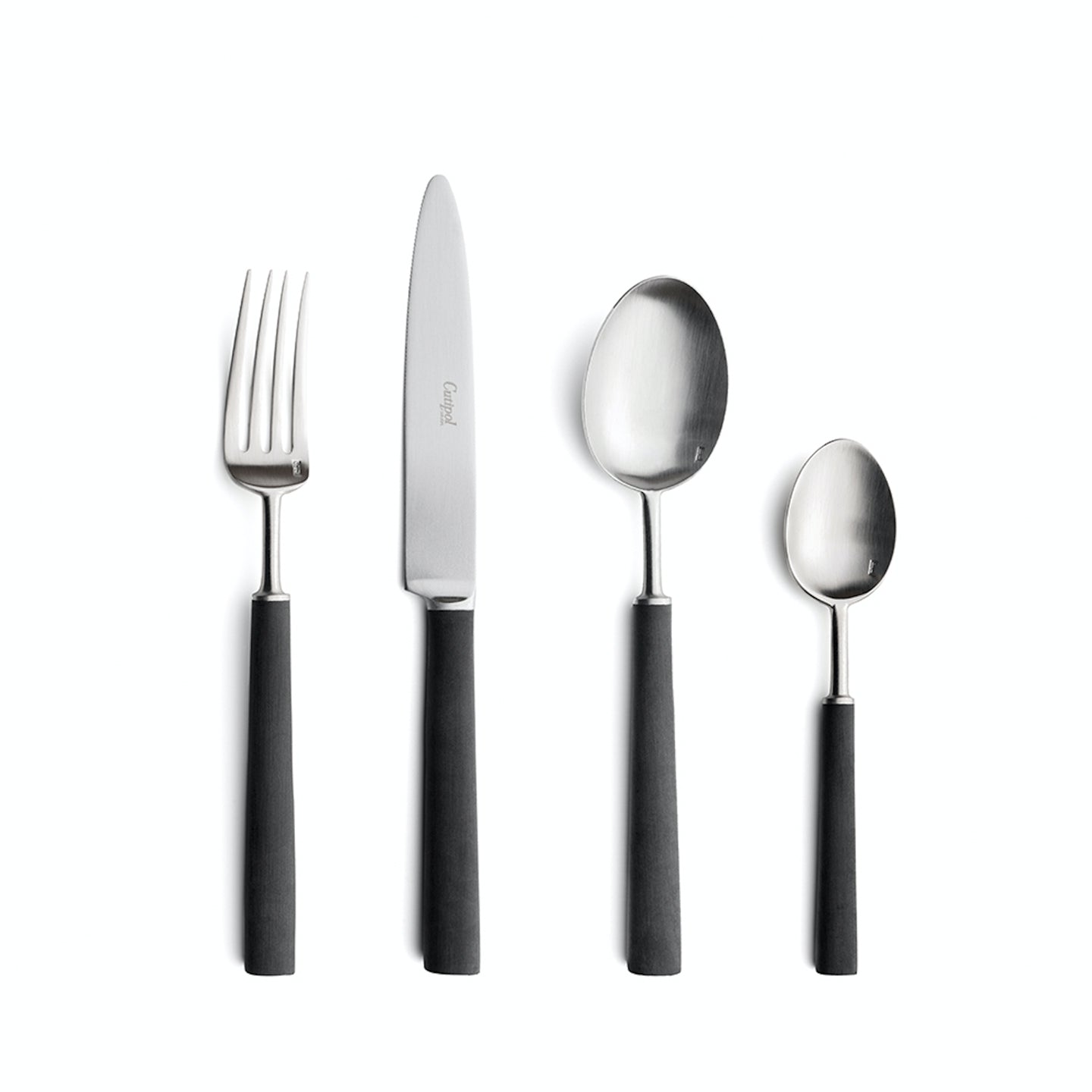 Ebony 24 Piece Cutlery Set Stainless Steel