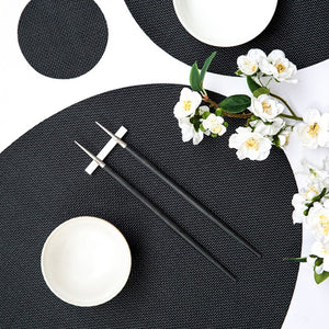 Cutipol Goa Chopsticks / Black & Stainless Steel
