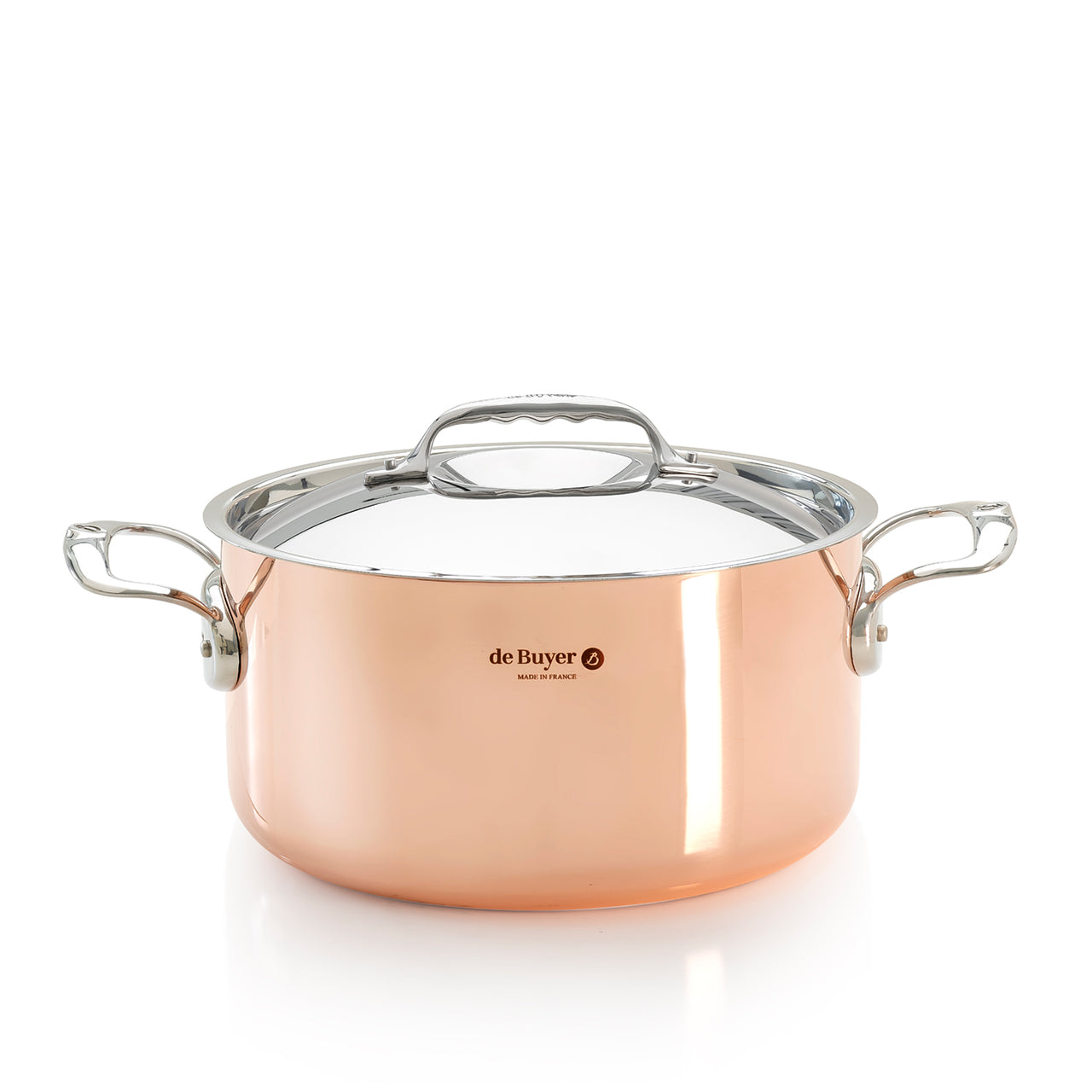 De Buyer Prima Matera SS Induction Casserole with Lid