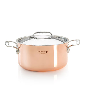 De Buyer Prima Matera SS Induction Casserole with Lid