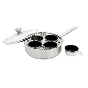 Choice 12-Cup Egg Poacher Set - Includes 12 Non-Stick Cups, Inset, Cover,  and Saute Pan