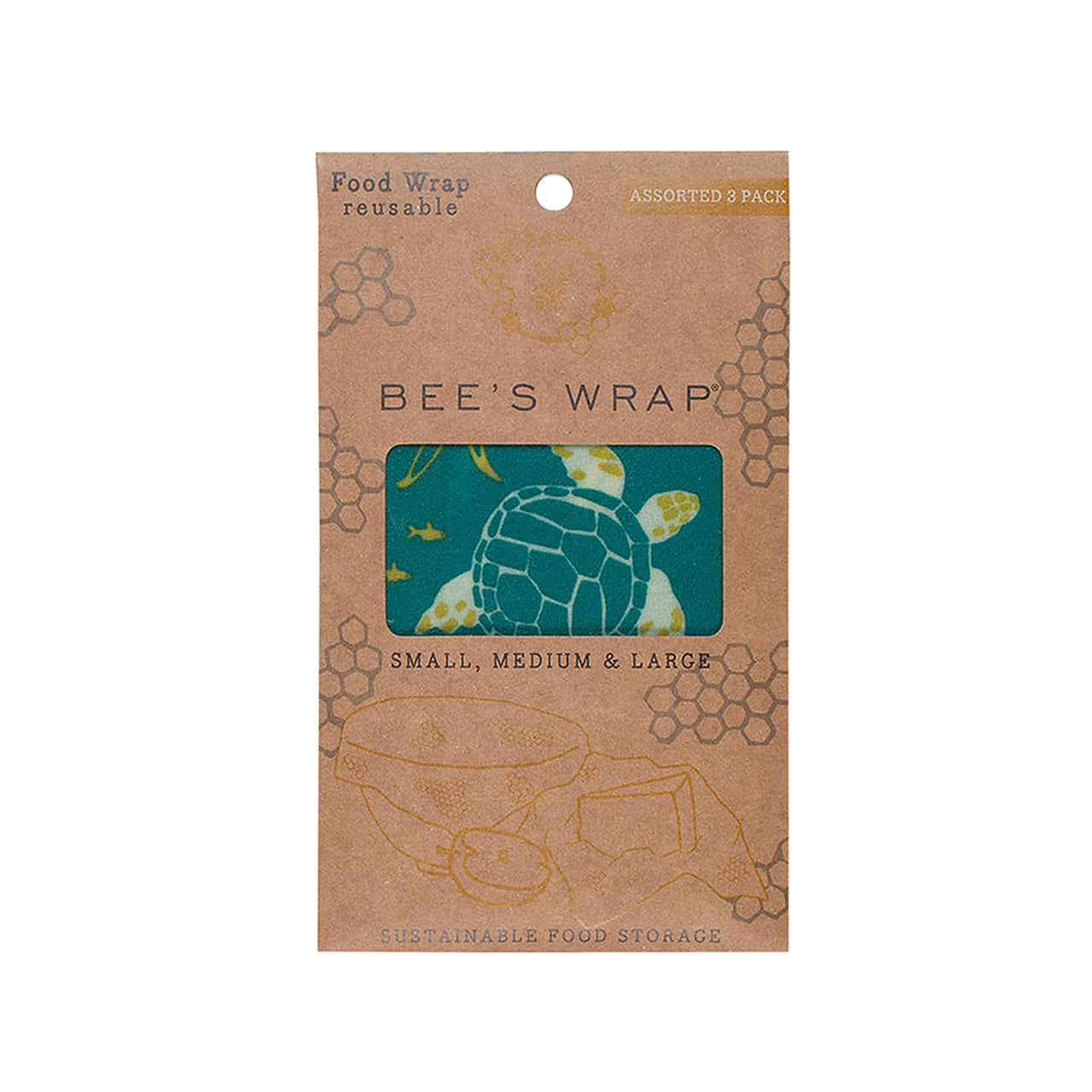 Bees Wrap Ocean / Set of 3