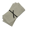 Emilia Natural Linen Placemat / 30x30cm / Pack of 4