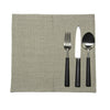Emilia Natural Linen Placemat / 30x30cm / Pack of 4
