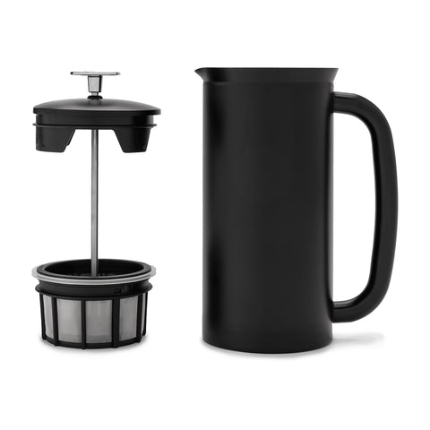 Cafetière à Piston Espro P7 - 550 Ml Ou 1 L - Acier Inoxydable Double Paroi, Maintien Au Chaud - Filtre Double - 4
