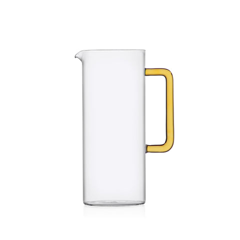 Tube Jug / Pitcher with Yellow Handle - Thumbnail 3