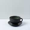 Jars Tourron Jumbo Breakfast Cup & Saucer / Samoa / Black (Online Only)