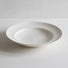 John Julian Classical Porcelain Plain Shallow Bowl / 25cm