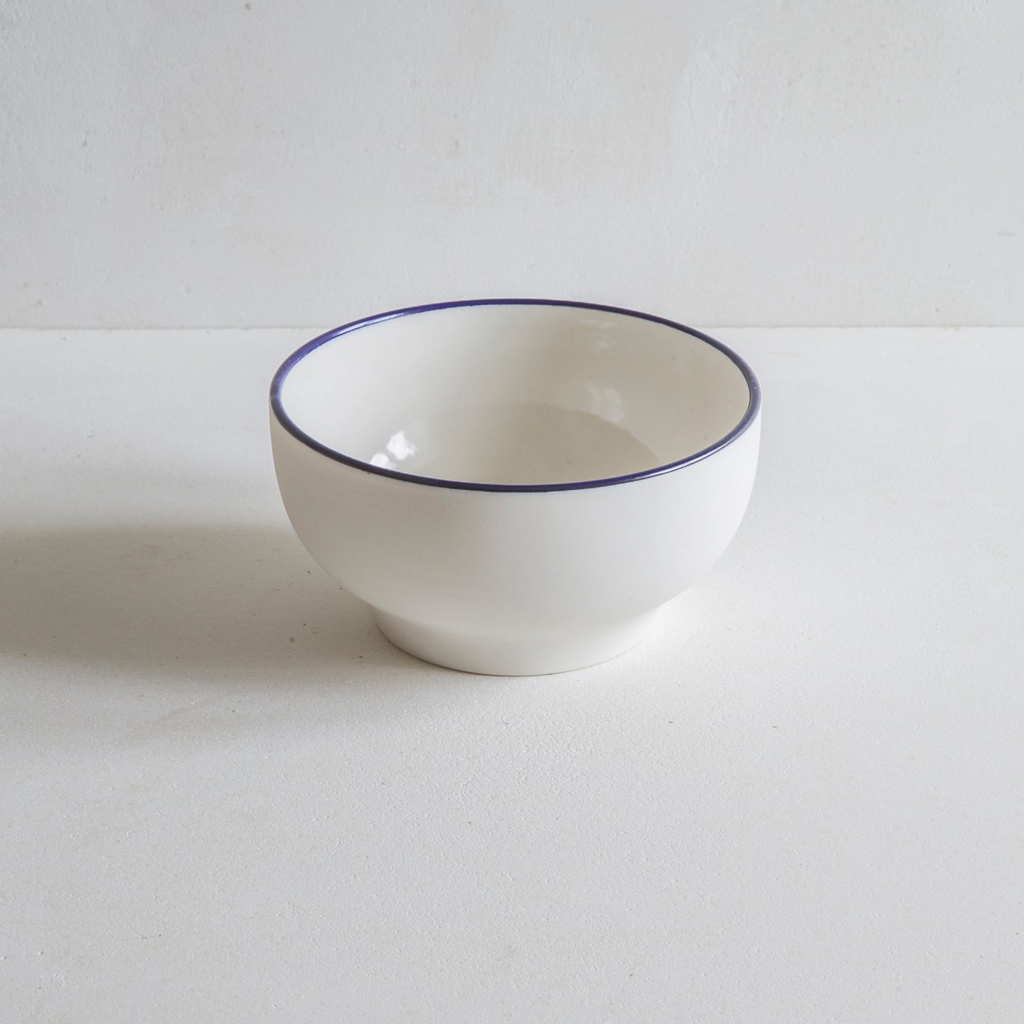 John Julian Classical Porcelain Cobalt Blue Rim Cereal Bowl / 15cm *
