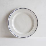 John Julian Classical Porcelain Cobalt Blue Line Dinner Plate / 27cm *