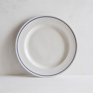 John Julian Classical Porcelain Cobalt Blue Line Dinner Plate / 27cm *
